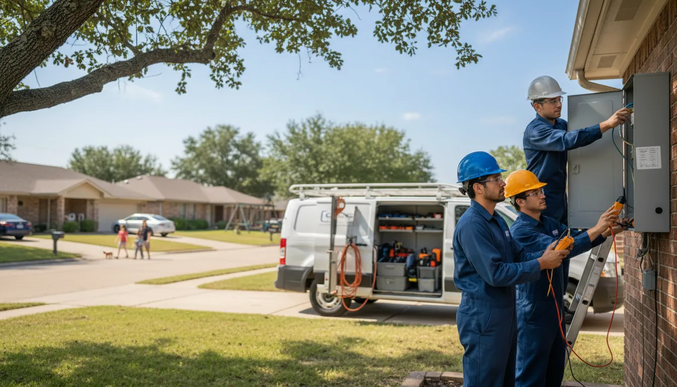 Certified electrician providing emergency electrical services in Roy, NM